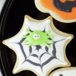 Halloween Royal Icing Sugar Cookies: Spiderweb