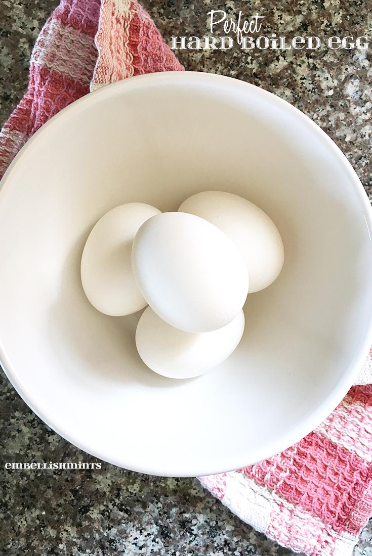 Perfect Hard Boiled Eggs. Never worry about raw hard boiled eggs. www.Embellishmints.com