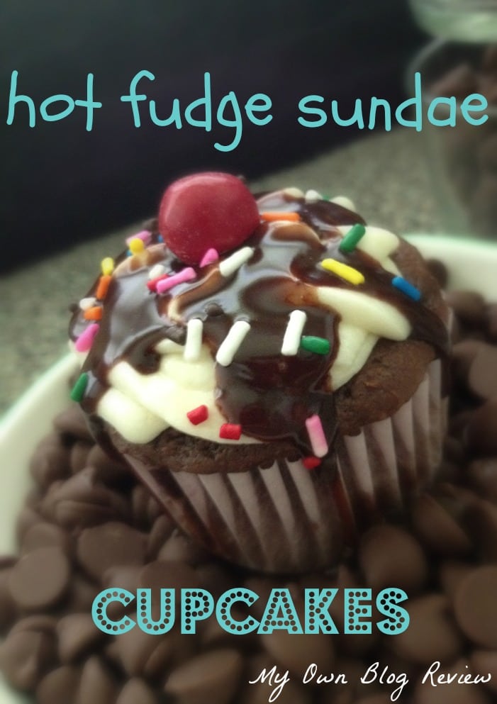 Hot Fudge Sundae Cupcakes
