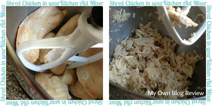 Shred Chicken In Your Kitchen Aid Mixer