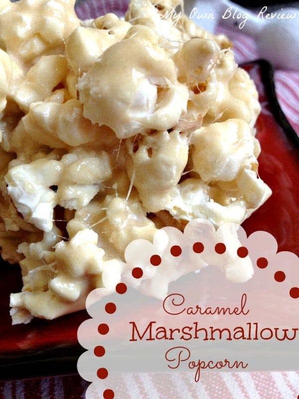 Caramel Marshmallow Popcorn is easy to make for large or small group. Perfect popcorn recipe for one or many. Share this with your friends, they'll love it! www.Embellishmints.com