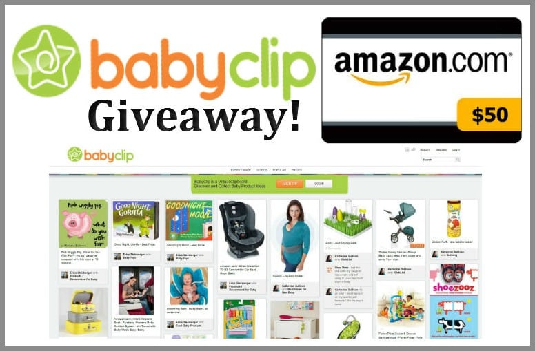 $50 Amazon.com Giveaway by BabyClip