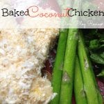 Baked Coconut Chicken Recipe. The perfect alternative to frying your coconut chicken. You will love this recipe! www.Embellishmints.com