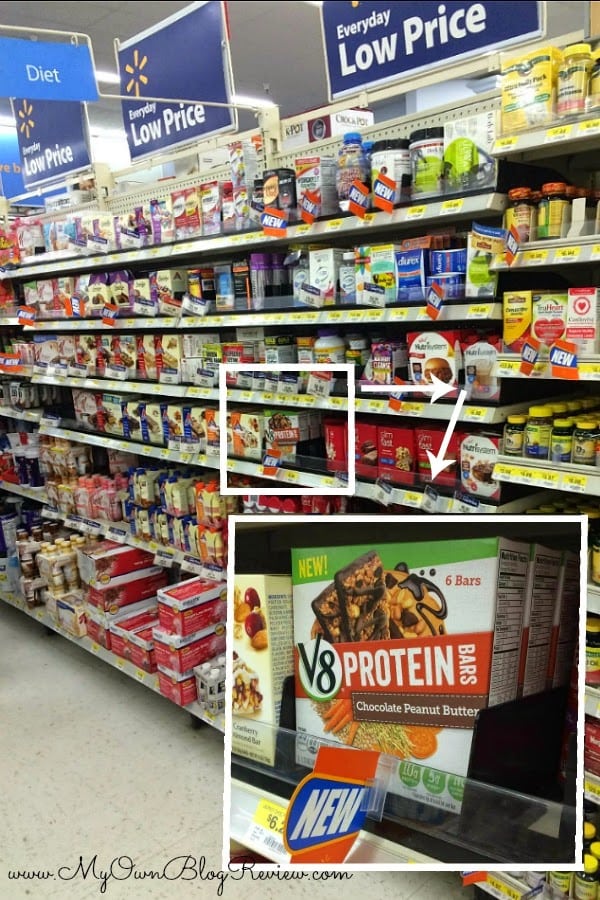 Love Your V8 Protein Bars and Shakes Now Available at Walmart