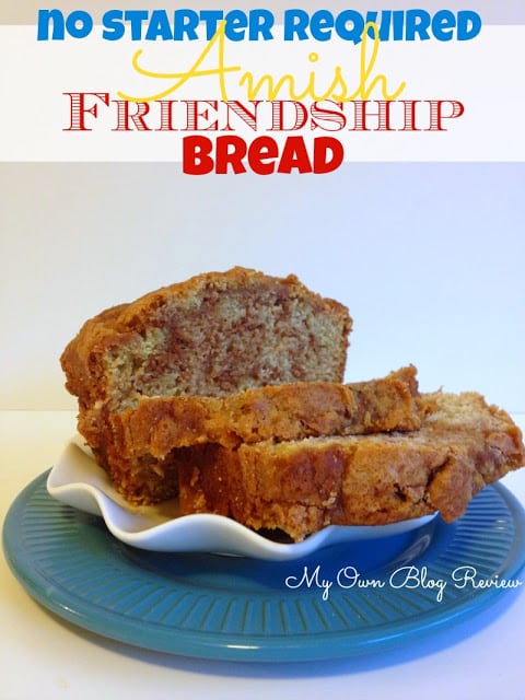 No Starter Amish Friendship Bread {Linky Party}