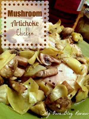 Mushroom, Artichoke, Chicken, Recipe, Red Wine Vinegar, Garlic, Mustard, Basil