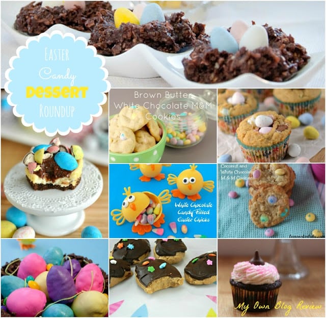 Easter Candy Dessert Roundup the perfect way to enjoy your pastel Easter Candy from the Easter Egg Hunt. You will love these Easter Candy Dessert Recipes on www.Embellishmints.com
