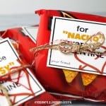Handmade "Nacho" Average and "Cheesy" Chips Valentine and a link to your FREE Printable on www.Embellishmints.com