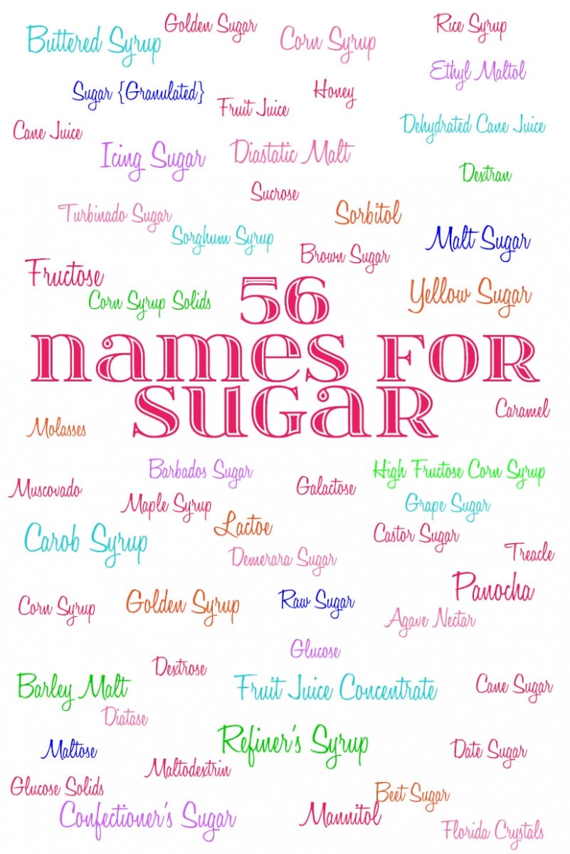The Pain Free Way To Teach Kids How to Eat Less Sugar. Plus 50+ other names for sugar! www.Embellishmints.com
