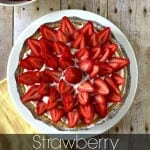 Strawberry Dream Pie Recipe! Get the recipe on the linky party at www.Embellishmints.com