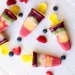 Layered Fruit Popsicles are perfect for summer! So excited to feature them this week on the Dream Create Inspire Linky Party on www.Embellishmints.com