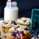 Blueberry Muffins Recipe. Link found on www.Embellishmints.com