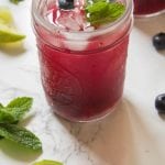 This Blueberry Pomegranate Mint Limeade from this week's Linky Party looks delicious and refreshing. I love adding mint to my lemonades so I can't wait to try his Limeade!