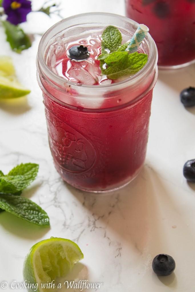 This Blueberry Pomegranate Mint Limeade from this week's Linky Party looks delicious and refreshing. I love adding mint to my lemonades so I can't wait to try this Limeade!