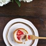 I'm dying over the Mini Strawberry Mascarpone Cheesecake recipe from this week's Linky Party...courtesy of The Kittchen! So pretty, and beyond tasty. Get the link to the recipe here!