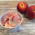 Easy Peach Ice Cream Recipe...no churning required! Get the link on this week's Weekly Menu.!. www.Embellishmints.com