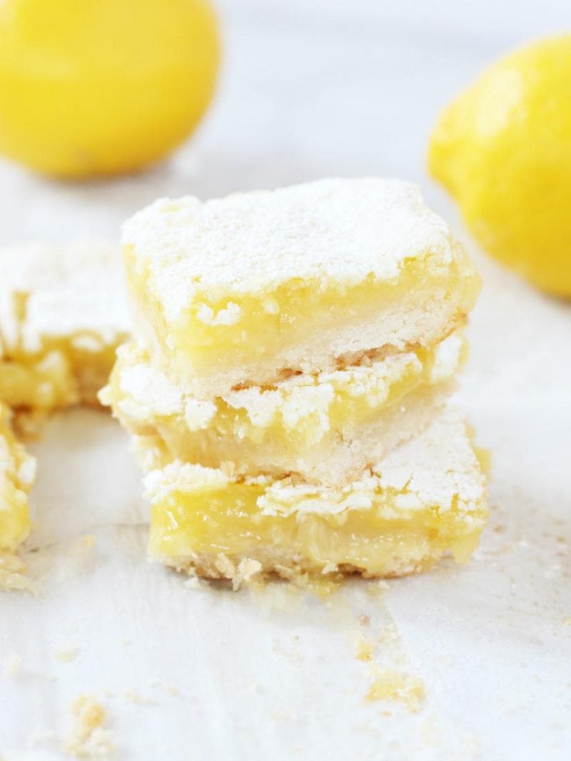 My favorite from this week's Linky Party has to be these perfect lemon bars from If You Give A Blonde A Kitchen. They are gooey and lemony with a soft, buttery shortbread crust. AKA Perfection! Find the recipe here...