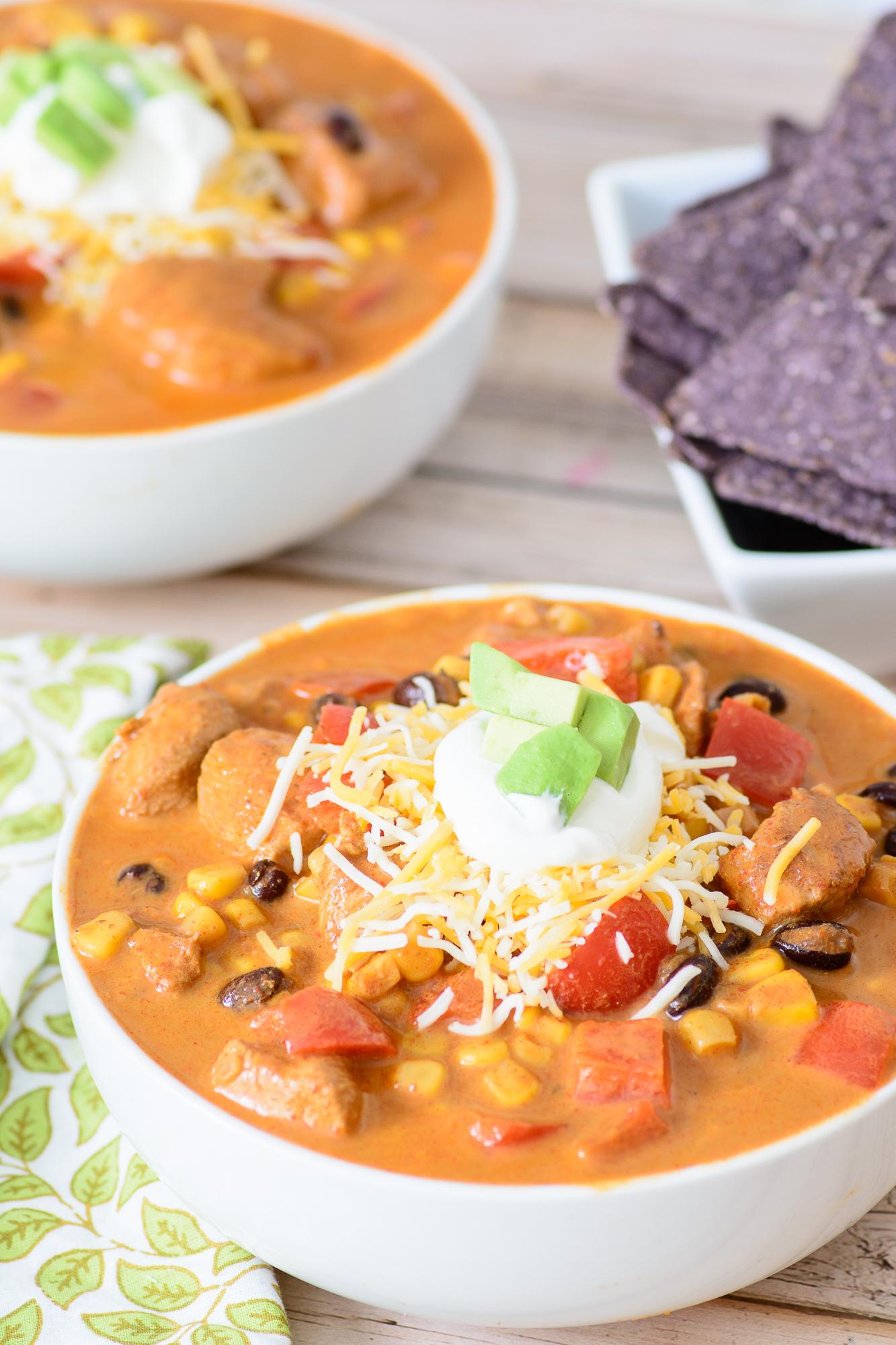 My favorite post from last week's Linky Party is this delicious Baja Chicken Enchilada Soup from Almost Supermom! It's delicious, hearty, and perfect for the cold nights ahead! Find the link here.