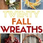 Easy Fall Wreath ideas are my favorite post from this week's Linky Party on Embellishmints.com