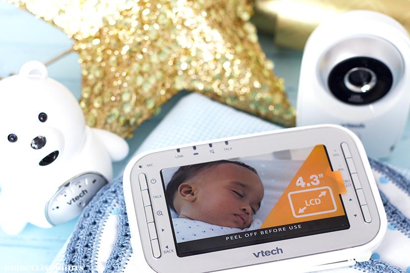The countdown is officially beginning for my sweet baby boy's due date! Something I wish I had had for my first baby is definitely a baby monitor! This VTech Bear Monitor is amazing. I can monitor all of my kids rooms and the playroom on the same device! Learn more on www.embellishmints.com