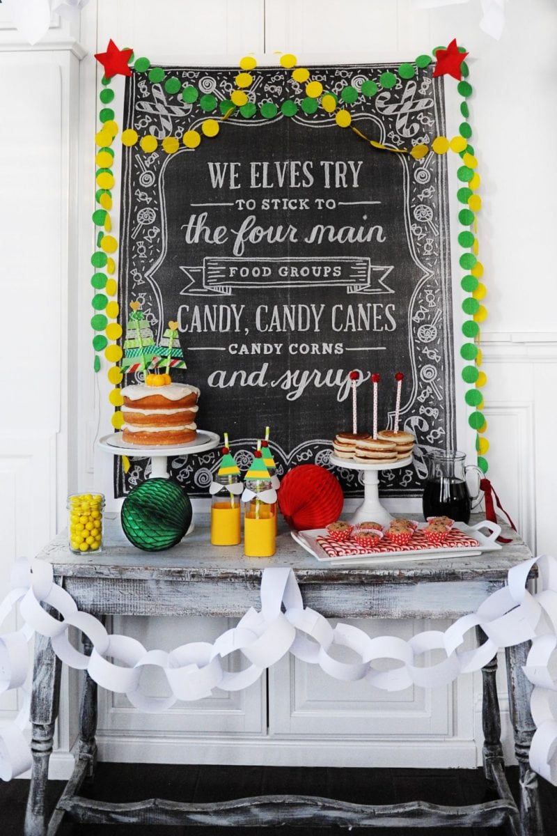 Elf Movie Night Party {Linky Party} - Embellishmints