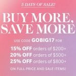 Shopbop Sale: Buy More Save More