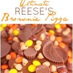My favorite post from last week's Dream Create Inspire Linky Party is this Ultimate Reese's Brownie Pizza from Delightful E Made. This dessert recipe sounds amazing, and I can't wait to upgrade my brownies like this next time.