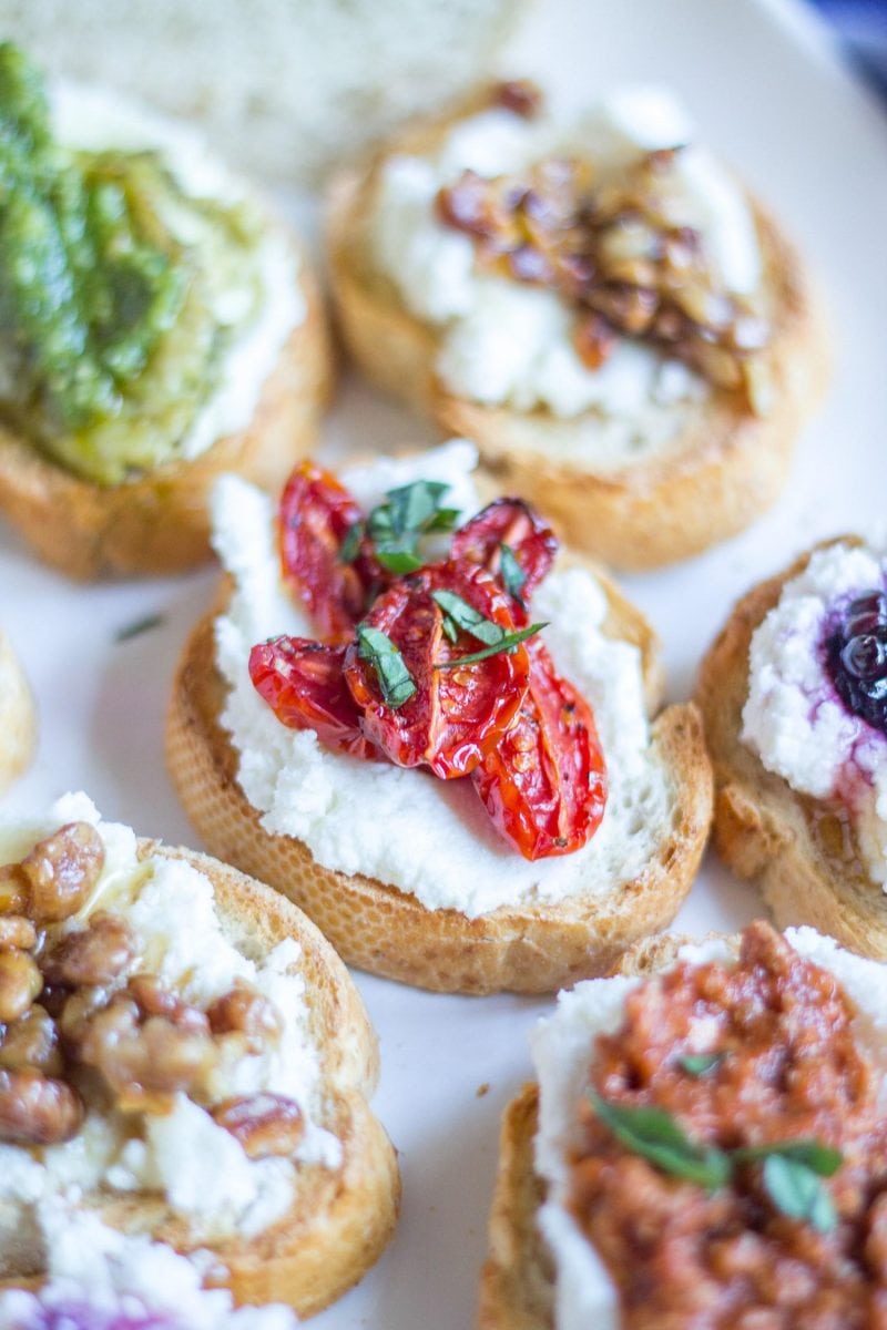 Creative ways to make Ricotta Toast, from The Kittchen, from this week's Linky Party!