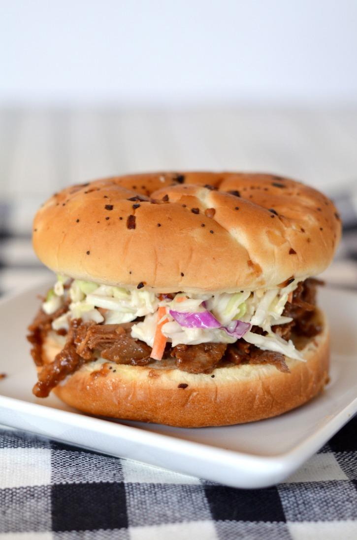 Honey Balsamic Pulled Pork {Linky Party}