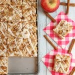 This delicious recipe is making me excited for Fall! Here is this delicious Apple Cinnamon Snack Cake. How can it not be delicious? Find the link to the recipe from Delighful E Made here.