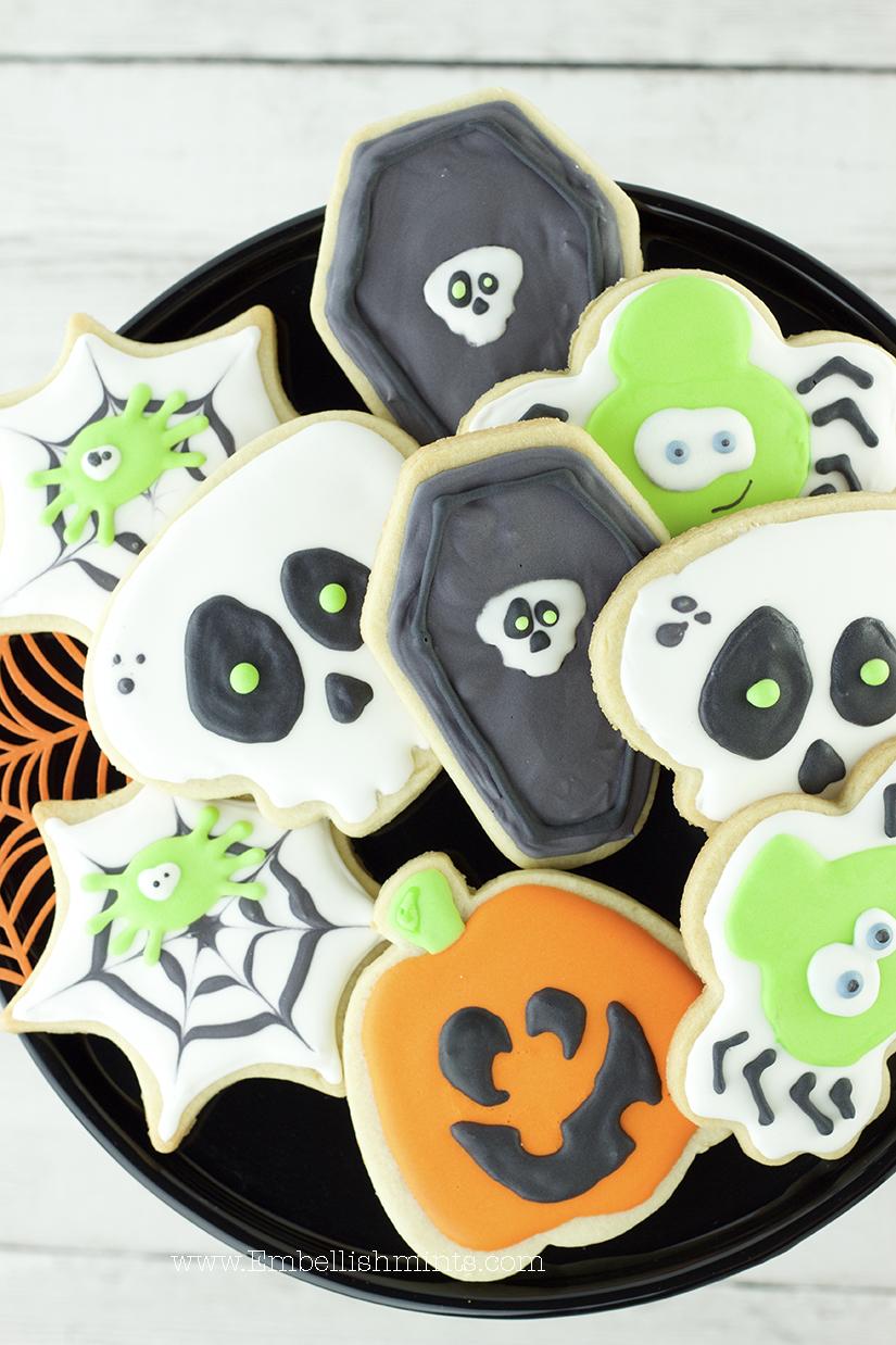 Halloween Royal Icing Sugar Cookies