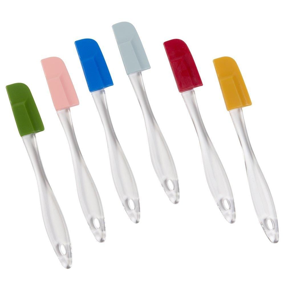 Mini Silicone Spatulas, perfect for mixing several colors of icing!