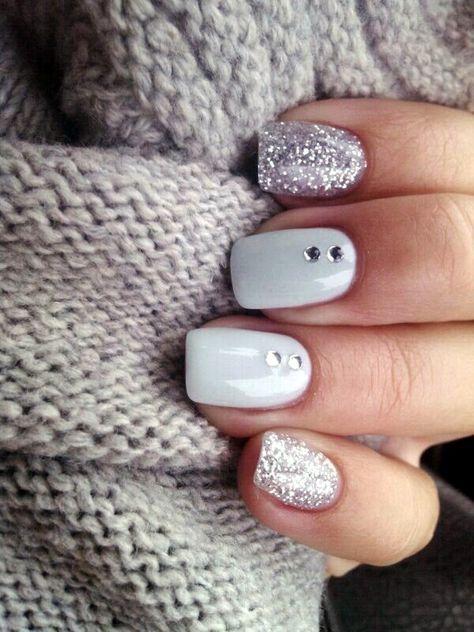 45 Chic White Nails Art Designs to try.  Out of those intelligent tricks to make your appearance sparkling gorgeous also includes these chic white nails art designs to try in 2016. Just like a kid