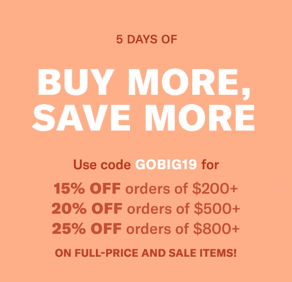 Shopbop February 2019 Buy More Save More Sale