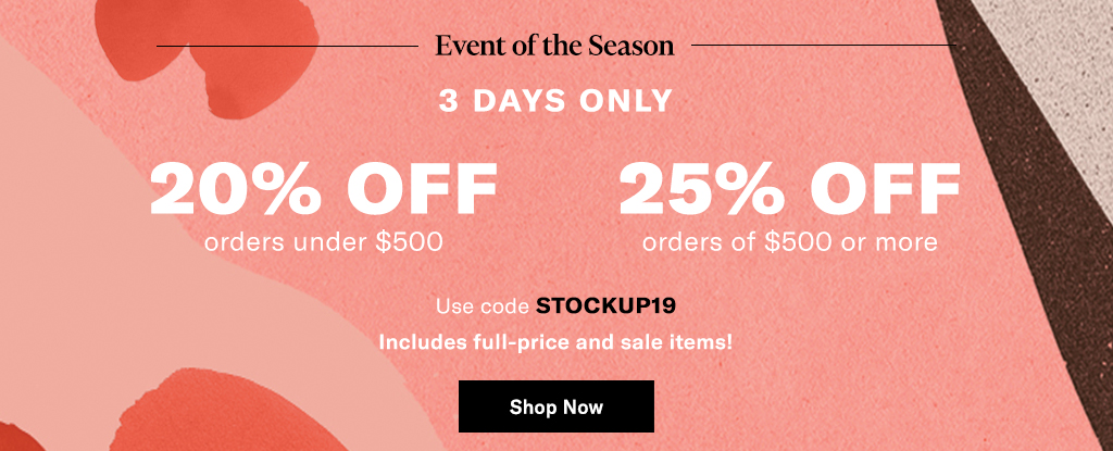 Shopbop Event of the Season 3 Days Only 20% off Under $500 ... 25% off $500+ Get Code Here!!!
