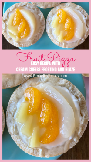 Fruit Pizza {Easy Recipe with Cream Cheese Frosting and Glaze ...
